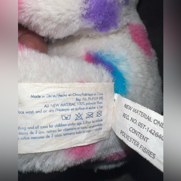 Build a Bear BAB Buddies 2015 Hearts & Hugs Smallfry Teddy Plush Partial Mask 8” - Picture 9 of 12